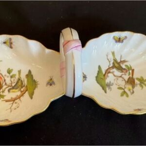 Herend porcelain salt pepper holder